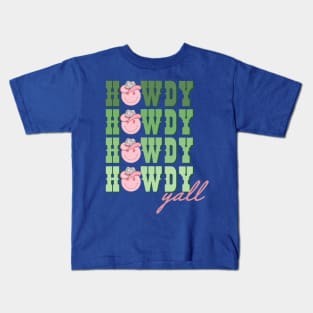 Western Howdy St Paddy St Patricks Day 1 Kids T-Shirt